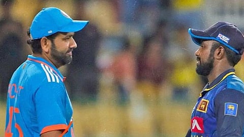 Rohit Sharma and Charith Asalanka (BCCI)