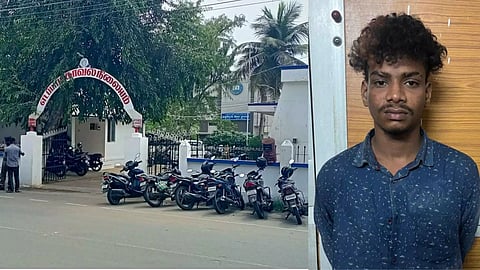 Edappadi police station and accuse P Adithya