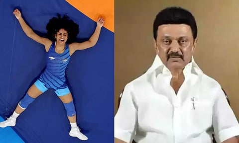 Vinesh Phogat; Chief Minister M K Stalin