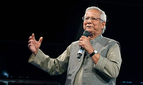 Nobel Laureate Professor Muhammad Yunus (PTI)