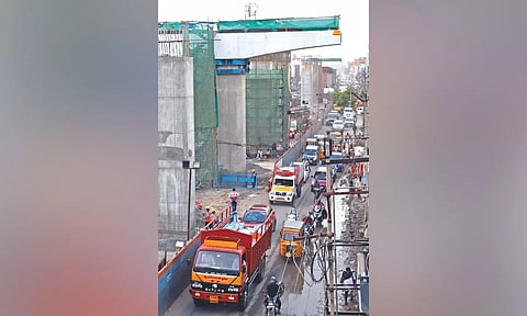 Metro work construction 