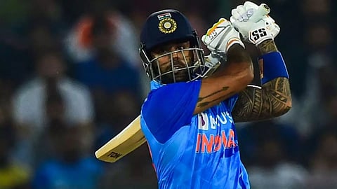  Suryakumar Yadav while playing for Indian Cricket Team (PTI)