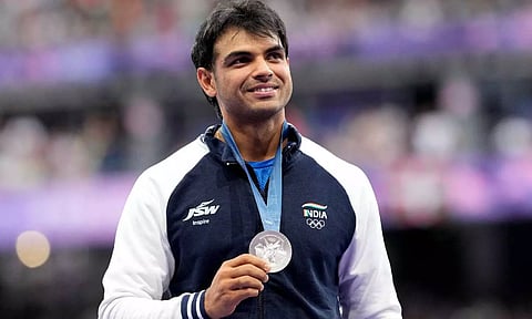 Indian javelin throw player Neeraj Chopra (AP)
