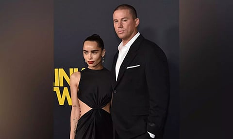 Channing Tatum and Zoe Kravitz (X)