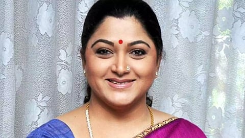 Actor turned politician Kushboo Sundar 