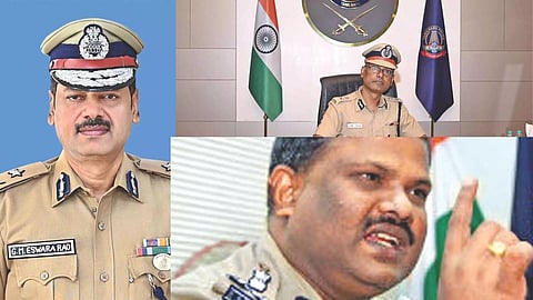 GM Eswara Rao, Tambaram City Police Commissioner Abhin Dinesh Modak, DGP K Vannia Perumal