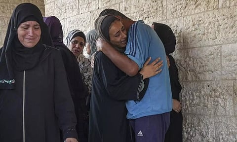 Visuals from the spot (AP)