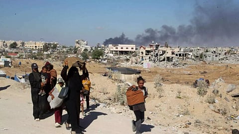 In the southern Gaza Strip (Reuters)