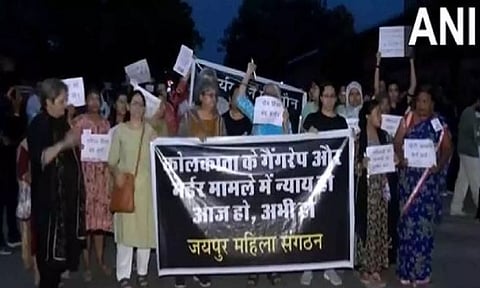 Kolkata doctor rape-murder: Doctors hold protest march in Jaipur
