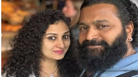 Rishab Shetty with his wife Pragathi (Instagram)