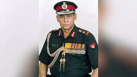 Former Chief of Army Staff General Sundararajan Padmanabhan