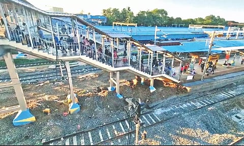 Tambaram station foot-overbridge after renovation