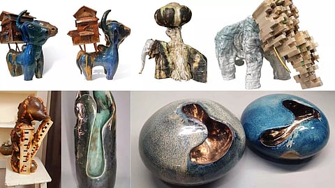 Ceramic creations by artists from Chennai