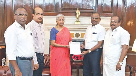 Delegation of match manufacturers submit memorandum to Nirmala Sitharaman in Delhi 