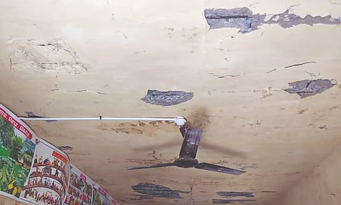 A dilapidated ICDS centre documented by the Rights of the Young Child trust