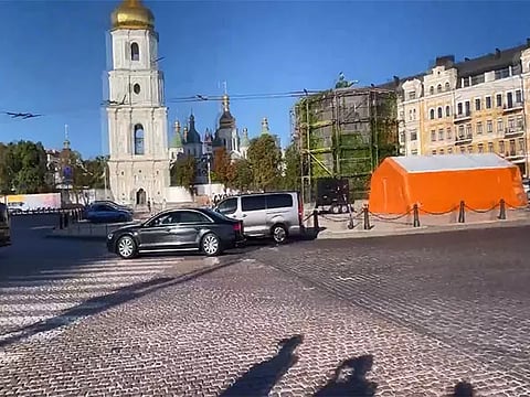 PM Modi arrives in Kyiv