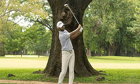 Dhruv Sheoran in action during day three of Chennai Pro Championship 2024 (ANI)