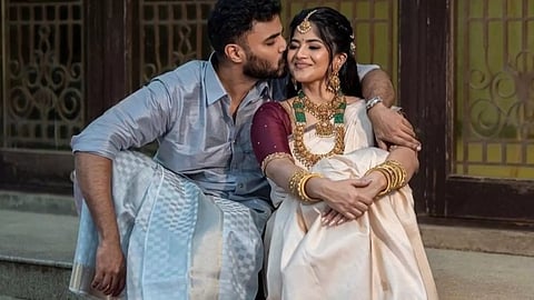 Megha Akash and Saai Vishnu engagement photo (Instagram)