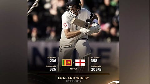 England vs Sri Lanka match card (ICC)