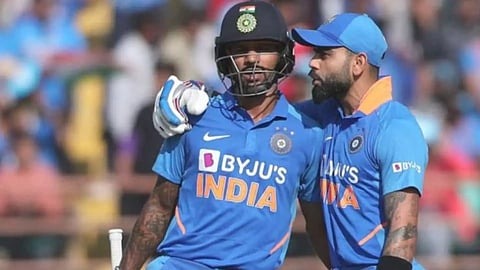 Virat Kohli and Shikhar Dhawan (PTI)