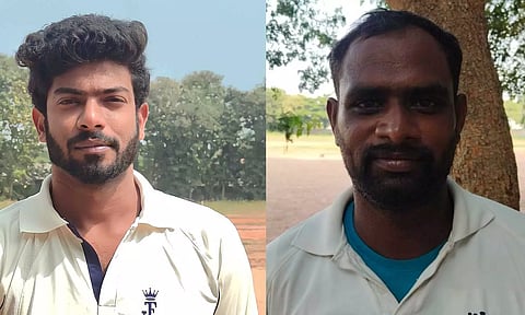 (L-R) K Thirunavukarasu, S Sadham Hussain