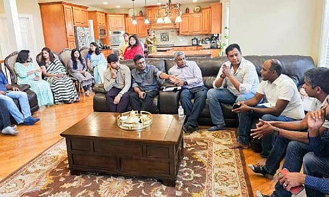  TRB Raaja meets US Tamil associations in Chicago