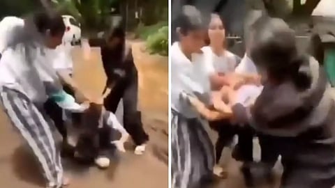 School being attacked (Photo/X)