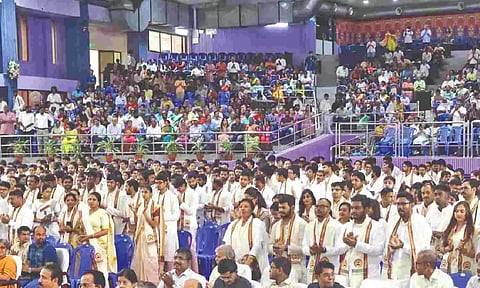 File photo of a convocation held at a city-based college recently