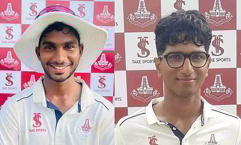 (L-R) M Siddharth, C Andre Siddarth