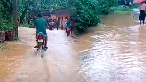 Visuals from Kanniyakumari (Photo: X-Thanthi TV)