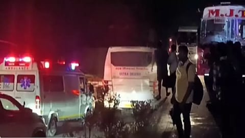 Visual from the spot (Thanthi TV)