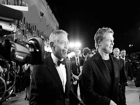 George Clooney, Brad Pitt (Photo: instagram/labiennale)