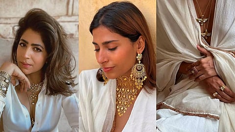 Anu Merton (L), and her collections