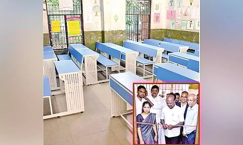 Health Minister Ma Subramaniam inaugurated the newly constructed Chennai Primary School building and multi-purpose hall in the Adyar zone