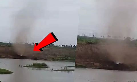 Gas pipeline leak in the Vellivoyalchavady area near Ponneri