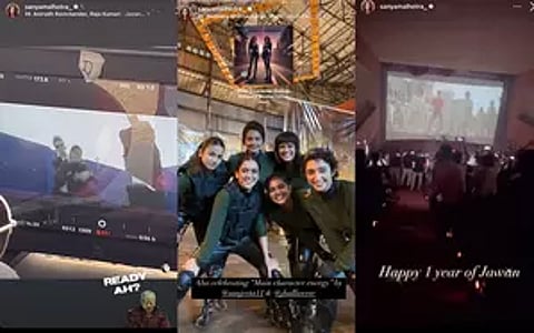 Sanya Malhotra Instagram stories