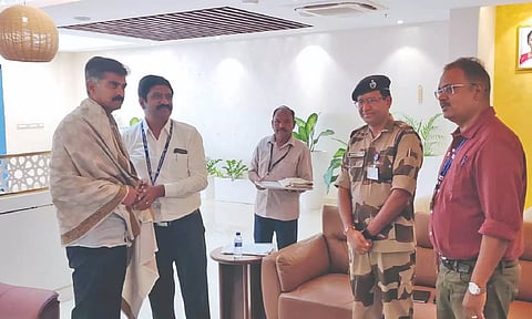 Durai Vaiko during a meeting of Airport Development Committee in Tiruchy