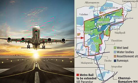 Proposed airport project layout