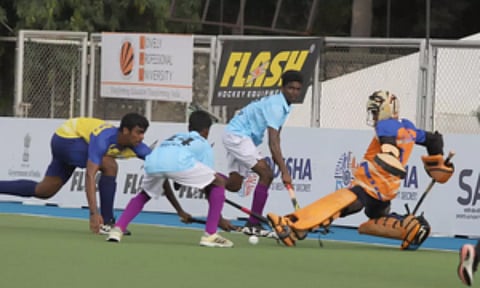 During Hockey match session (IANS)