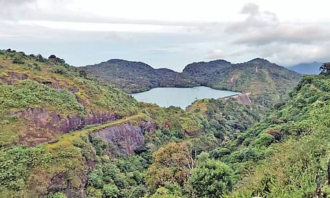 Kodayar river, across which a pumped storage power project is coming up