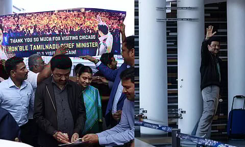 CM Stalin leaves US after 17-day business trip (X/mkstalin)