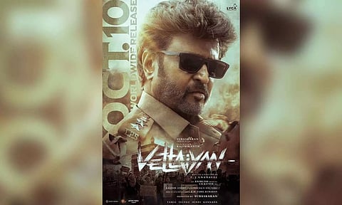 'Vettaiyan' film poster (X/@LycaProductions)