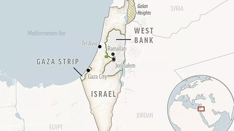 Israel Map (AP)