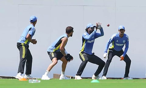Indian Cricket Team had another extensive training session in the build up to the first Test against Bangladesh (Photo: Justin George)