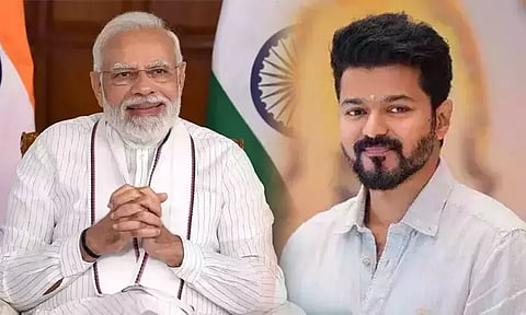 Vijay wishes PM Modi on his 74th birthday