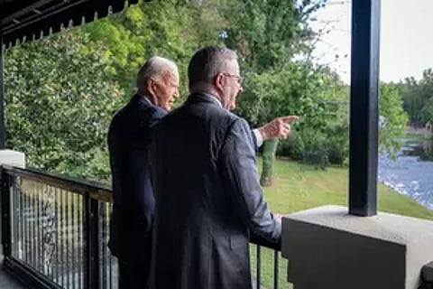 Australian Prime Minister Anthony Albanese and US President Joe Biden