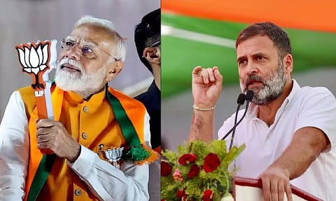 Prime Minister Narendra Modi; Congress leader Rahul Gandhi (PTI)