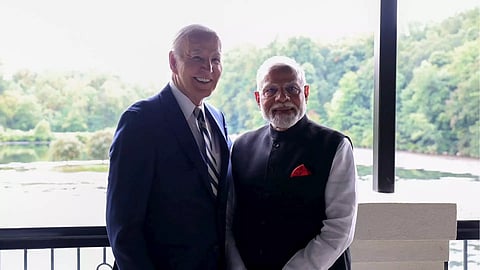Prime Minister Narendra Modi and US President Joe Biden (PTI)