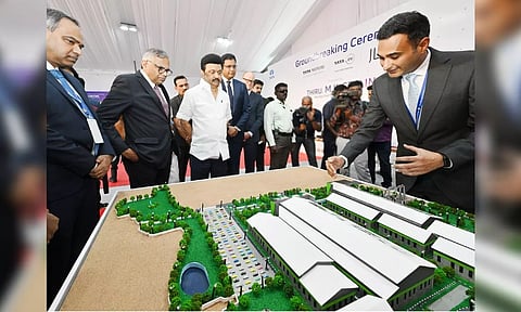 CM Stalin launched the work to set up the manufacturing unit for the iconic Jaguar Land Rover vehicles in Ranipet district