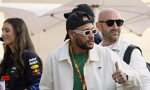 Neymar Jr in attendance at F1 event earlier this year